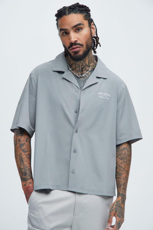 Saints Graphic Shirt - Grey Product Image