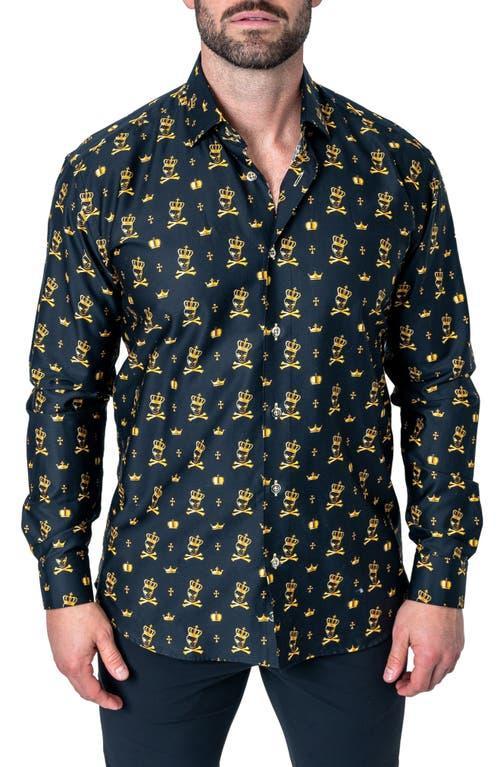 Mens Fibonacci Kingskull Shirt Product Image