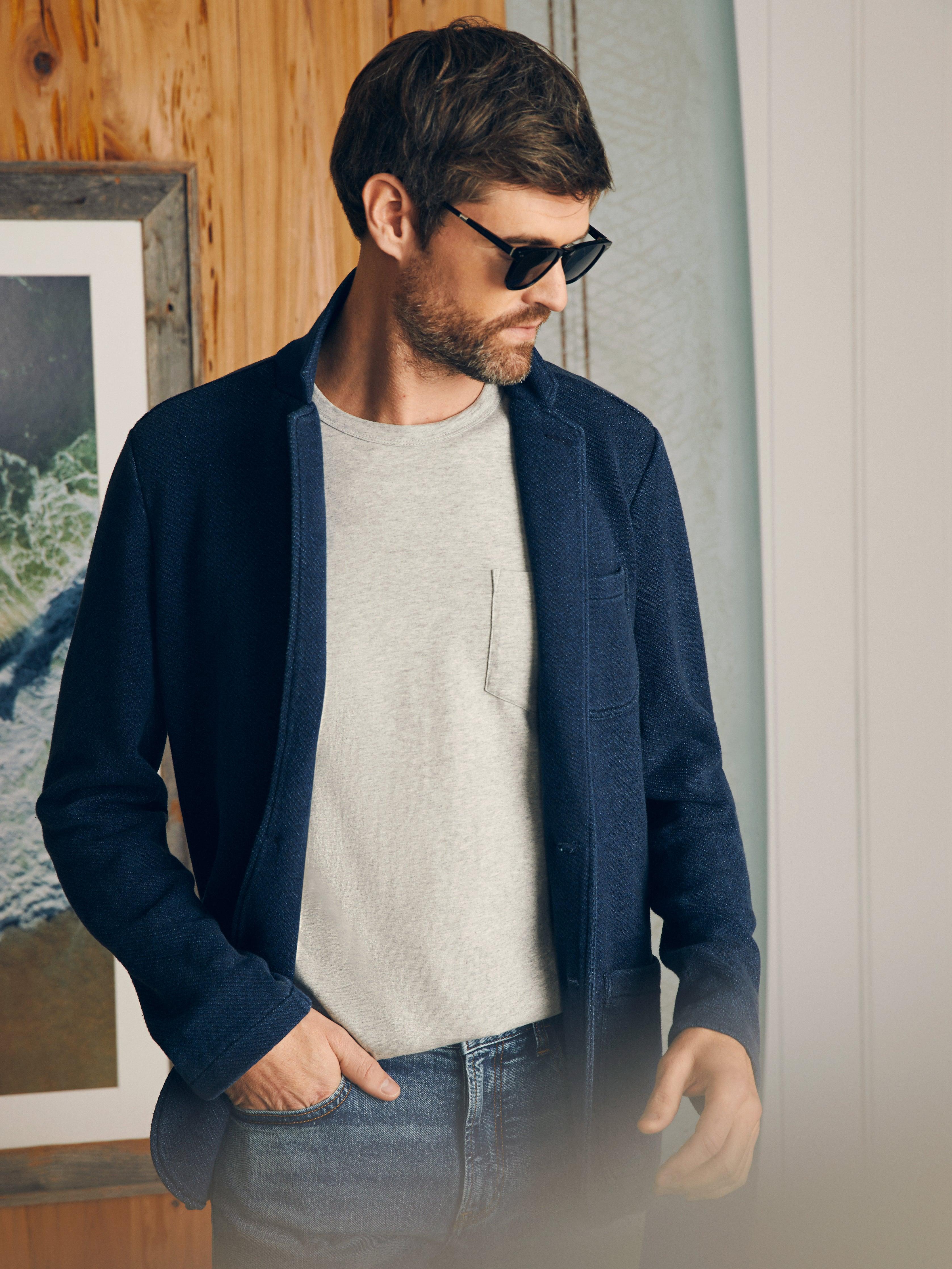 Inlet Knit Blazer - Hendricks Indigo Wash Male Product Image