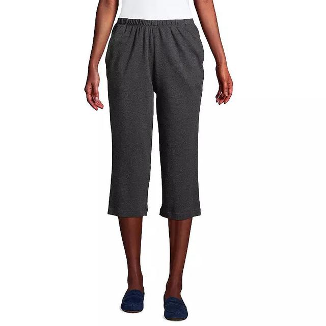 Womens Lands End Sport High Waist Pull-On Capri Pants Product Image