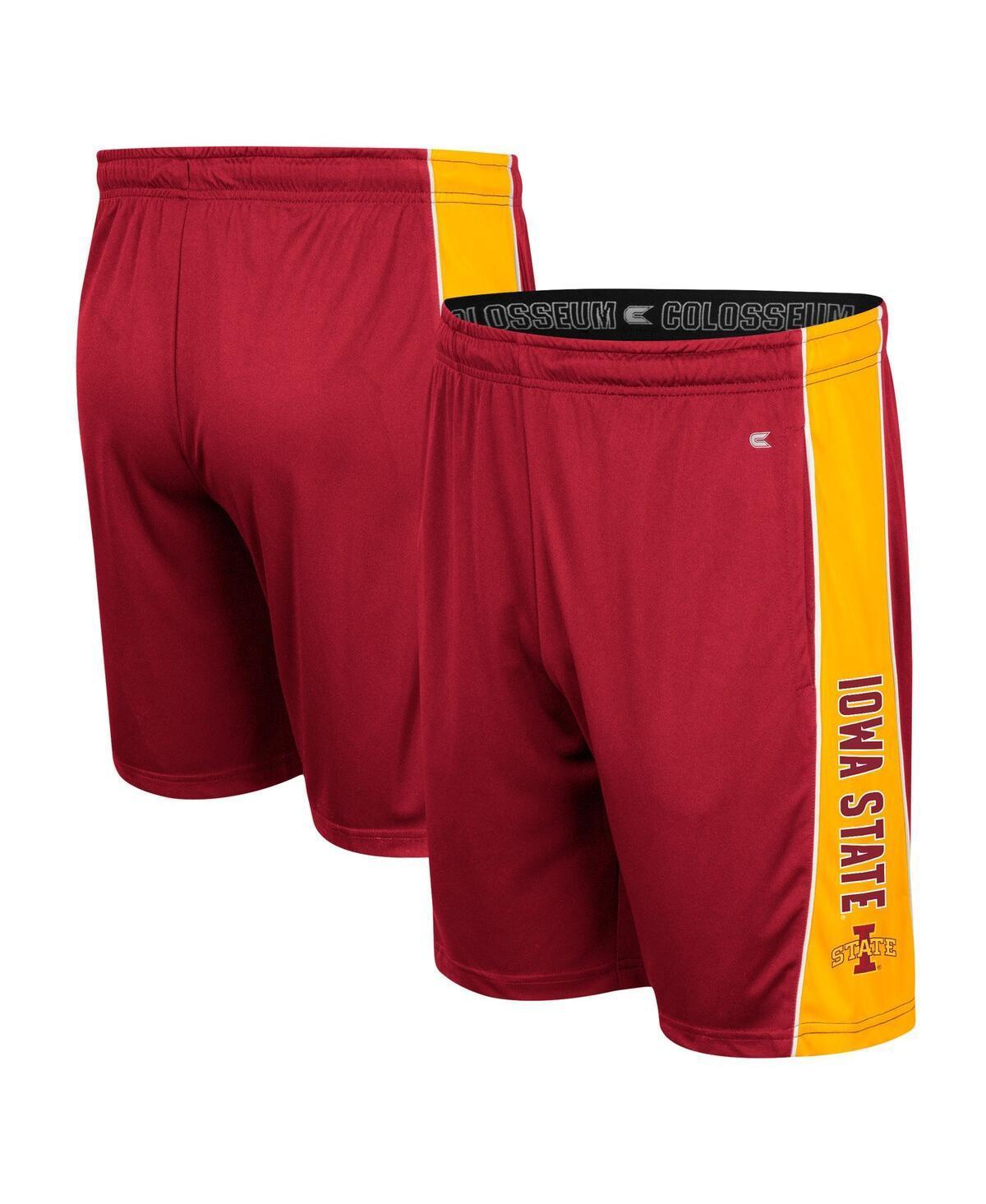 Mens Colosseum Cardinal Iowa State Cyclones Panel Shorts Product Image