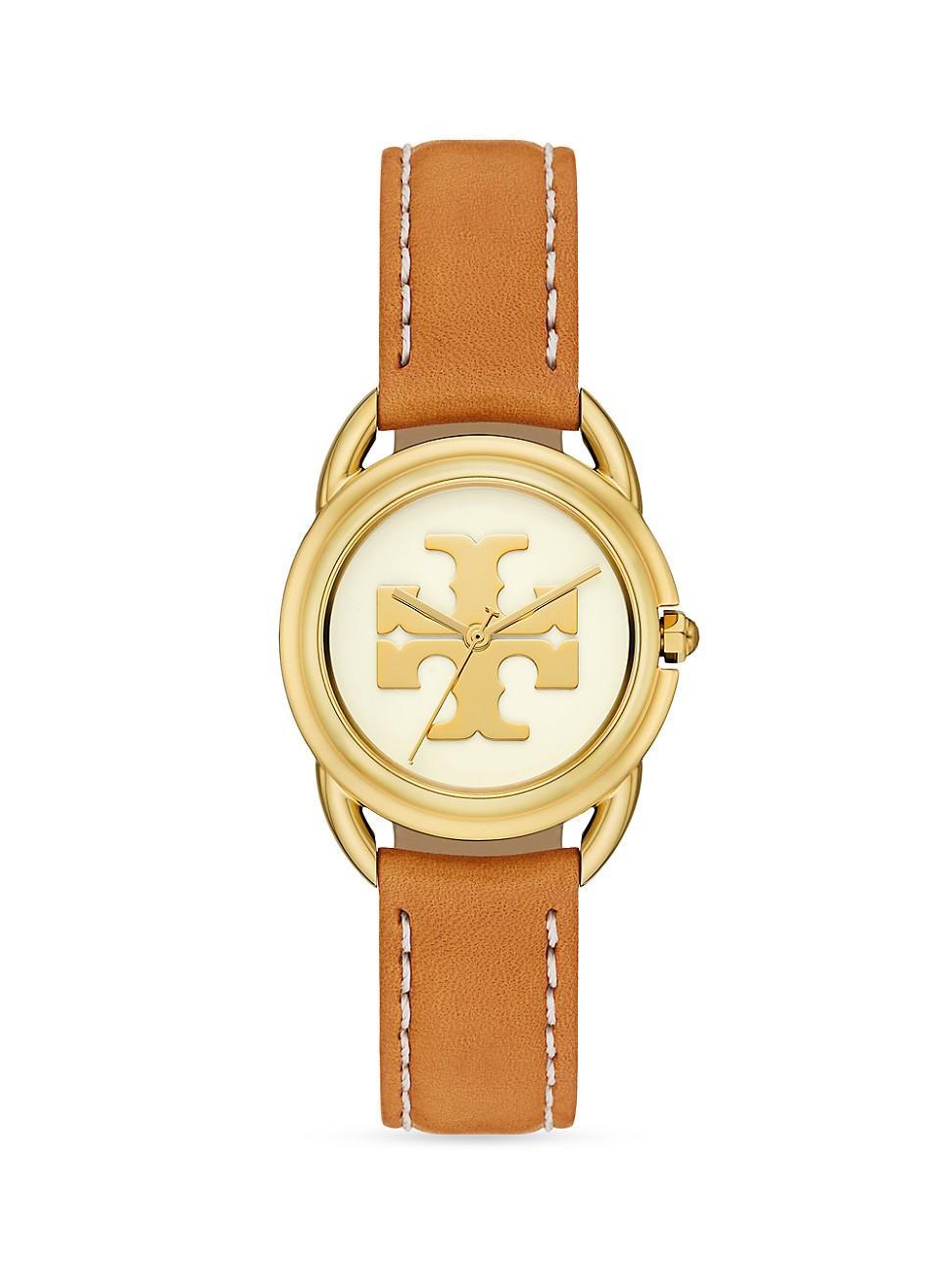 Tory Burch Womens The Miller Two-Tone Stainless Steel Bracelet Watch 32mm Product Image