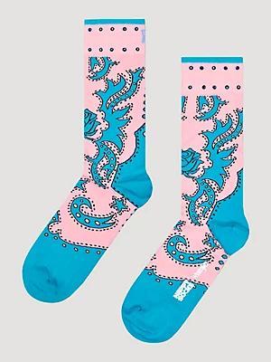 Wrangler® x Happy Socks Rhinestone Sock | Women's ACCESSORIES | Wrangler® Product Image