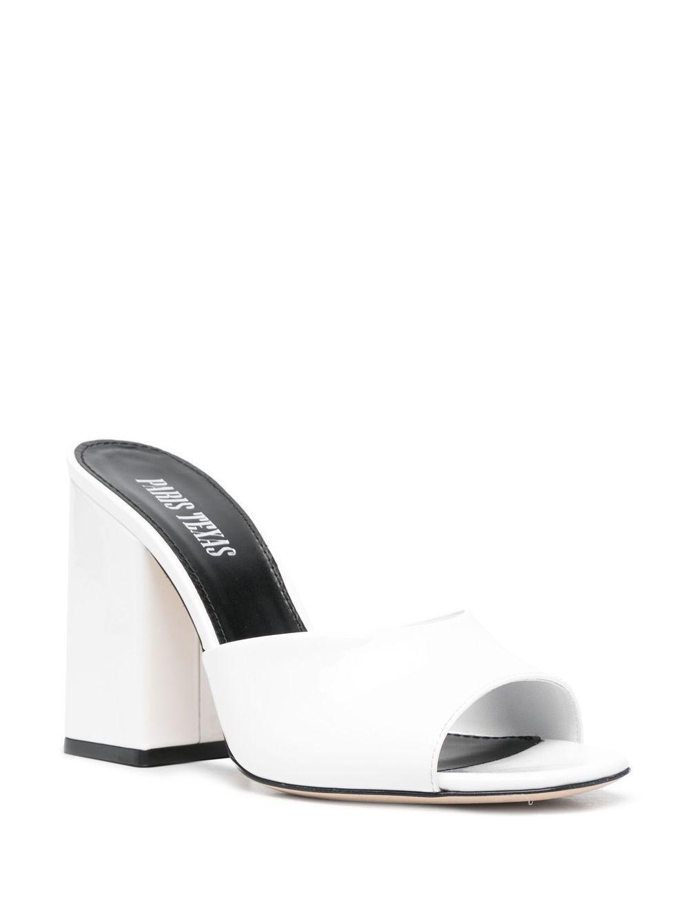 PARIS TEXAS Anja Sandals In White Product Image