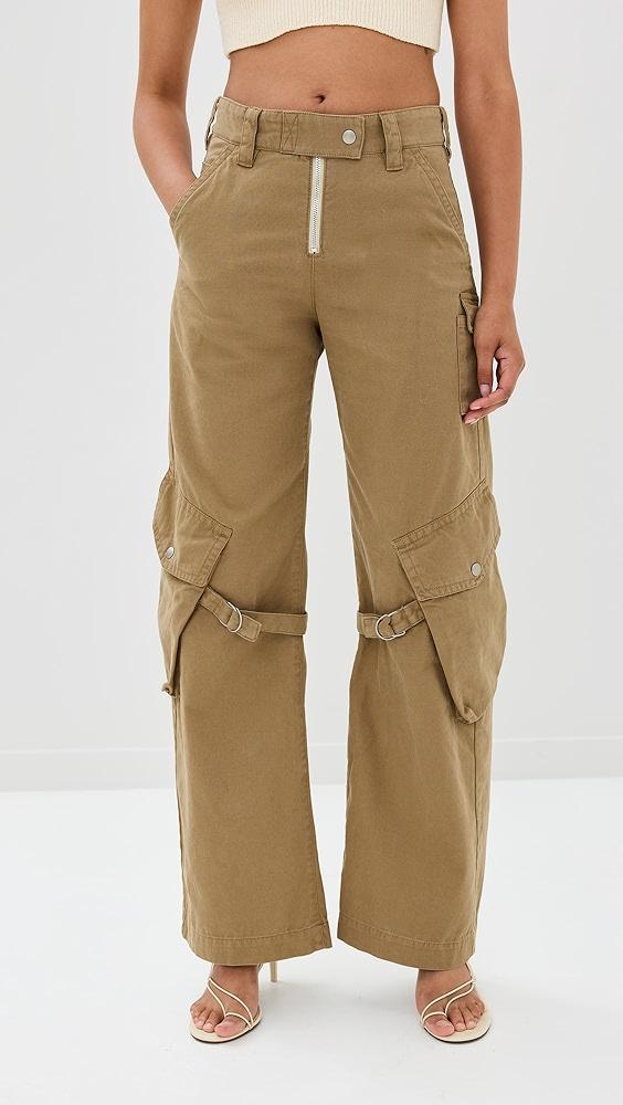 Acne Studios Casual Relaxed Fit Trousers | Shopbop Product Image