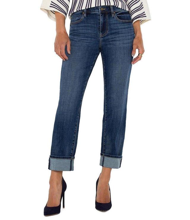 Liverpool Los Angeles Marley Girlfriend Cuffed Jeans Product Image