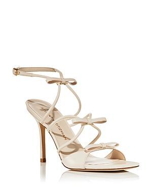 Womens Tully 100MM Lacquered Leather Sandals Product Image