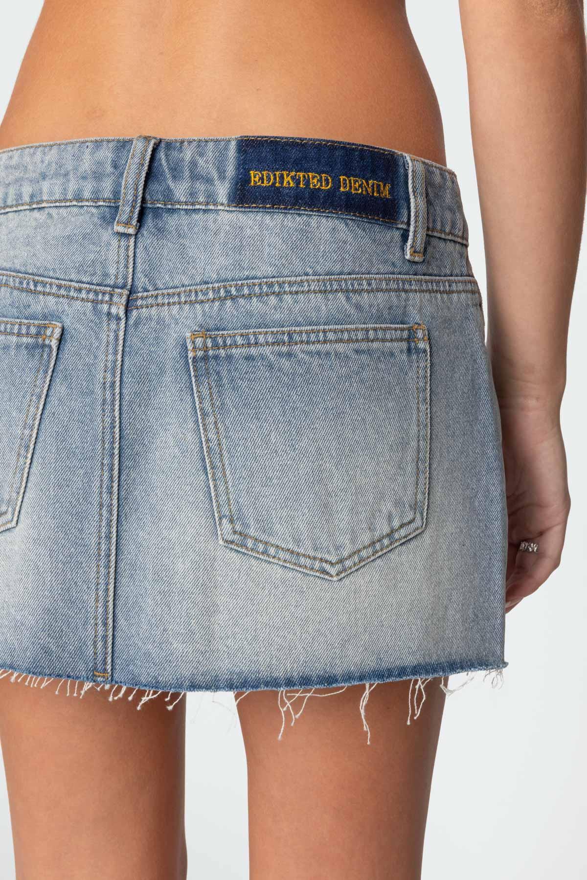 Brantley Denim Mini Skirt Product Image