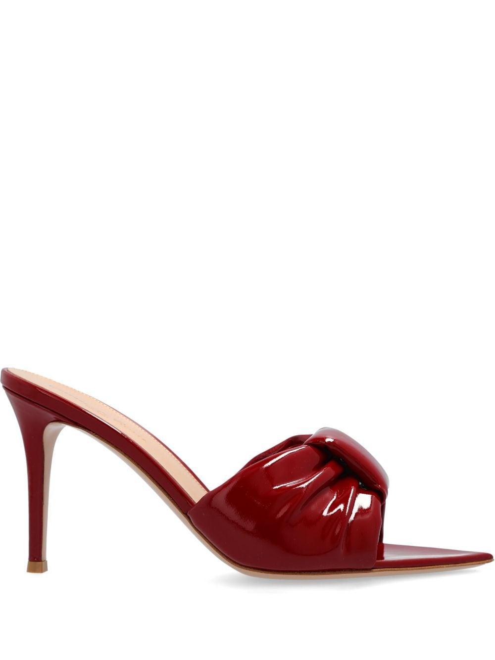 GIANVITO ROSSI Mule In Red Product Image