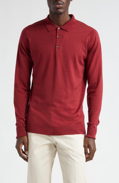 John Smedley Cotswold Wool Polo Sweater Product Image