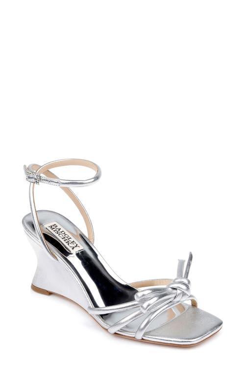 Badgley Mischka Collection Luciana Ankle Strap Wedge Sandal Product Image