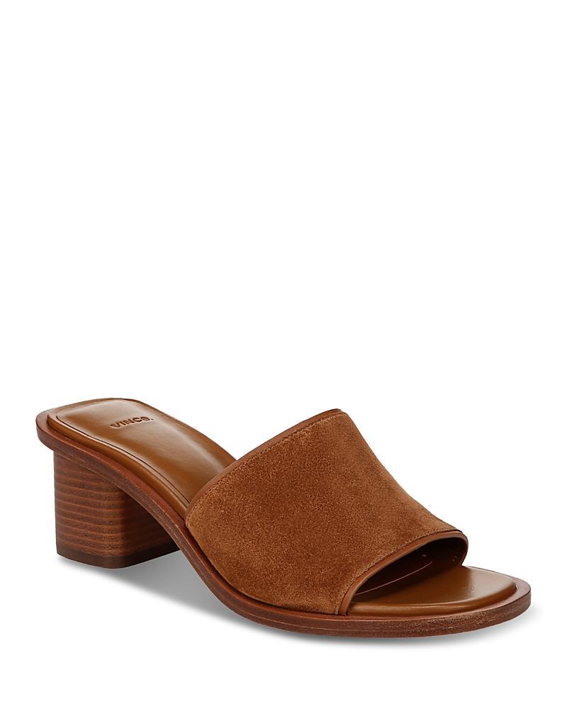 Vince Womens Donna Leather Mule Sandals Product Image