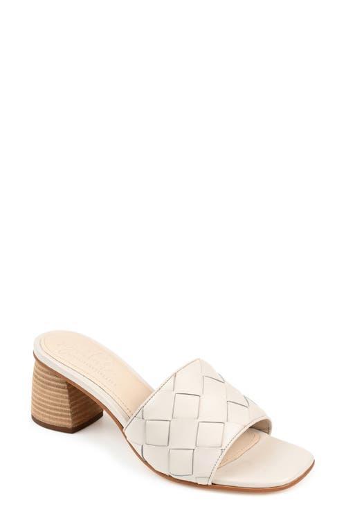 Journee Signature Kellee Woven Leather Sandal Product Image