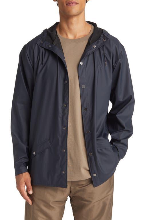 Rains Mens Lightweight Hooded Waterproof Rain Jacket Product Image