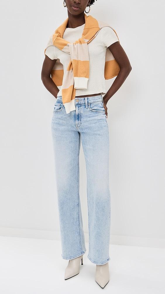 MOTHER The Spinner Zip Sneak Jeans | Shopbop Product Image