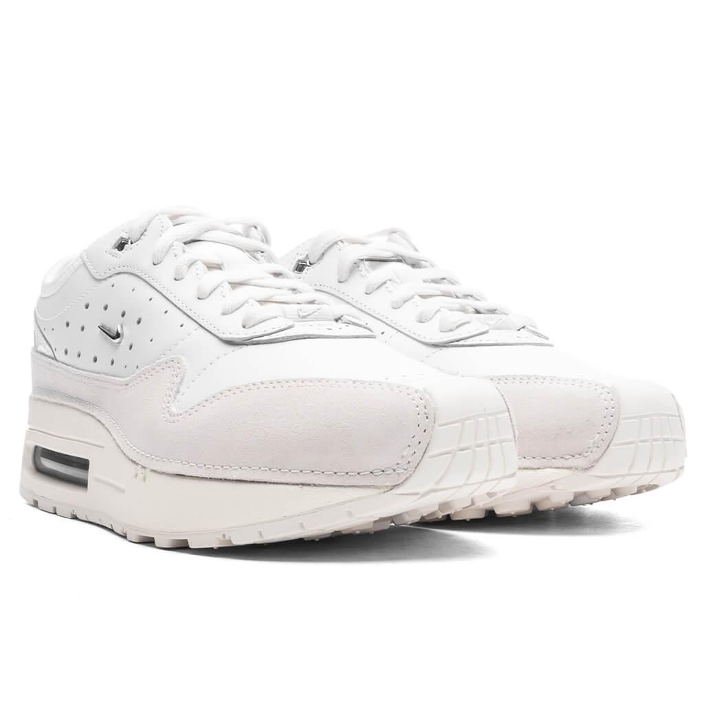 Women's Air Max 1 SP x Jacquemus - Summit White/Metallic Silver/Sail Female Product Image