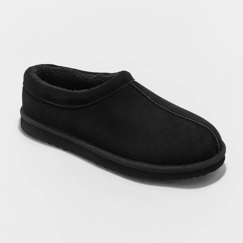 Mens Michael Moccasin Scuff Slippers - Goodfellow & Co Black 9 Product Image