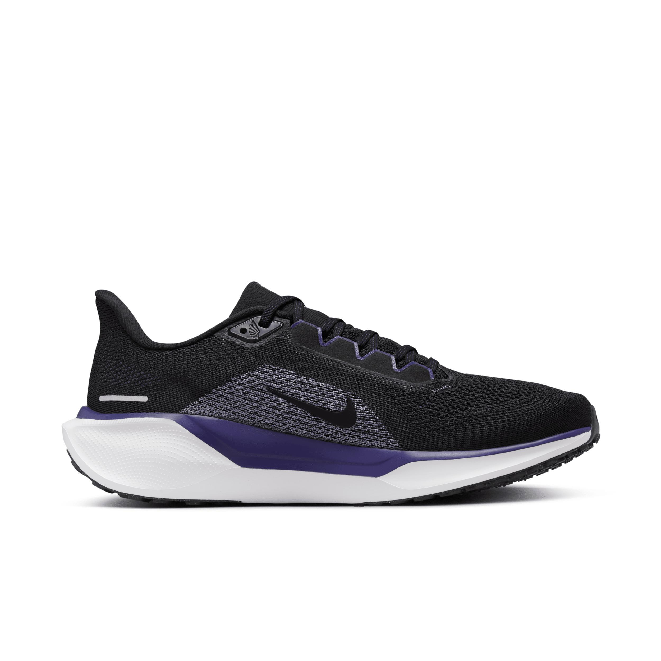 Nike Men's Pegasus 41 NFL Baltimore Ravens Road Running Shoes Product Image