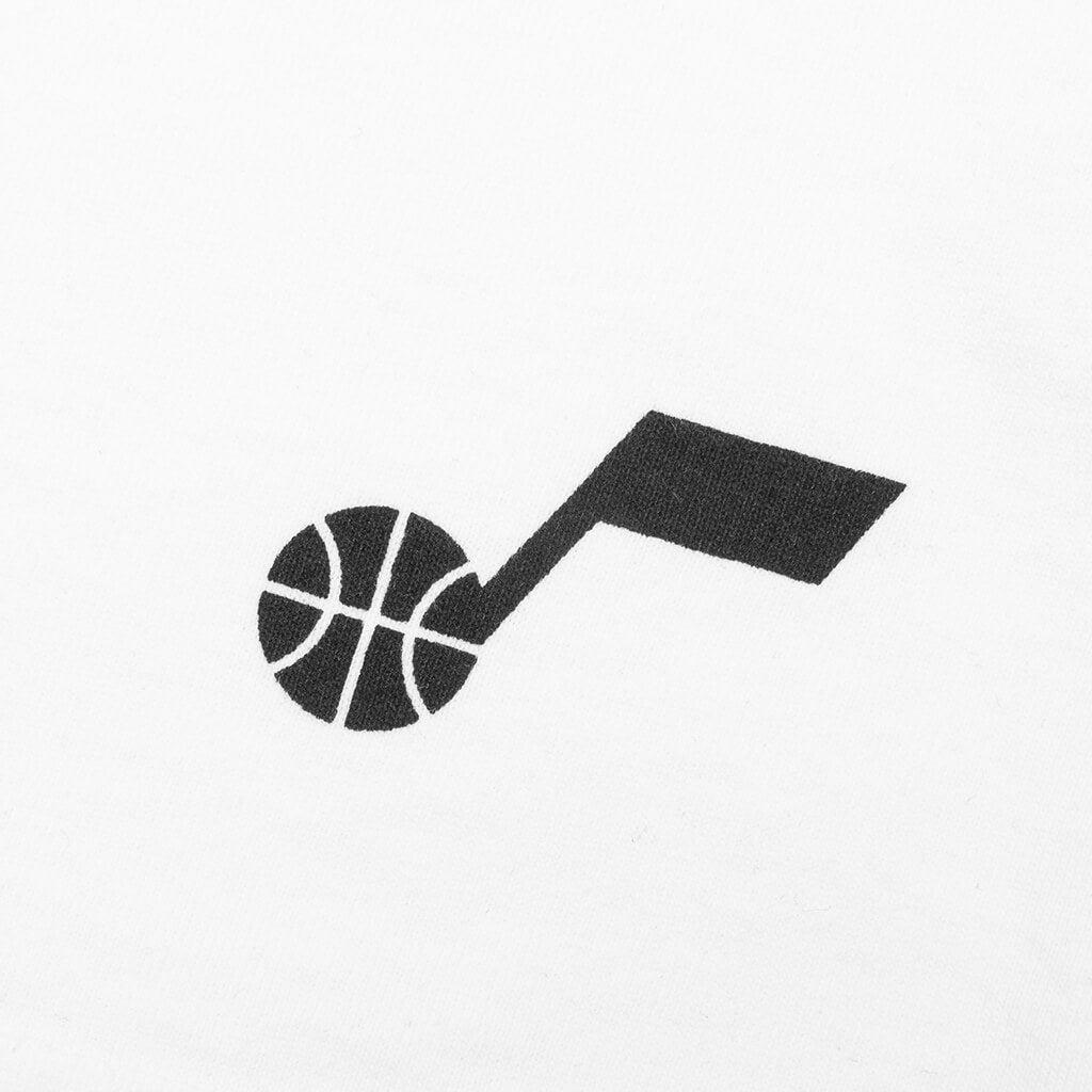 NBA Utah Jazz Simply Jazz Tee - White Male Product Image