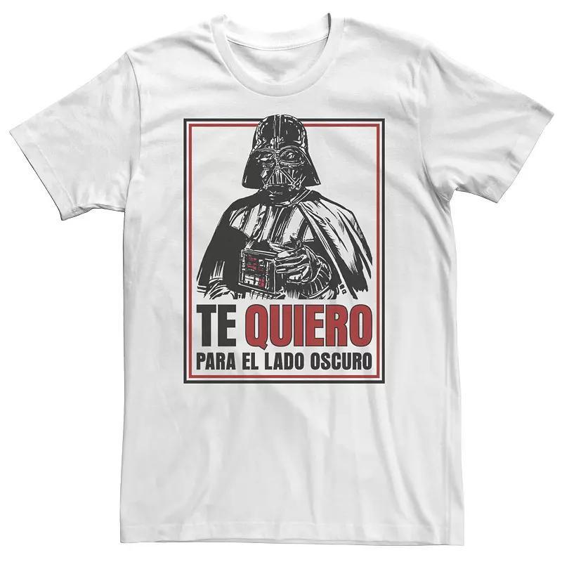 Big & Tall Star Wars Te Quiero Love From The Dark Side Tee, Mens Product Image