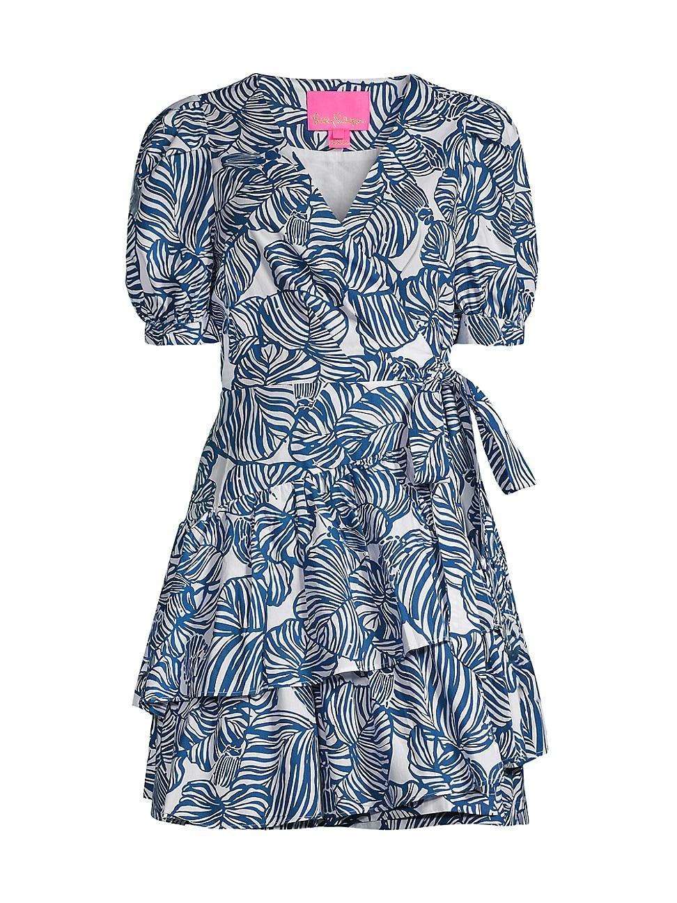 Lilly Pulitzer Alexandria Cotton Wrap Dress Product Image