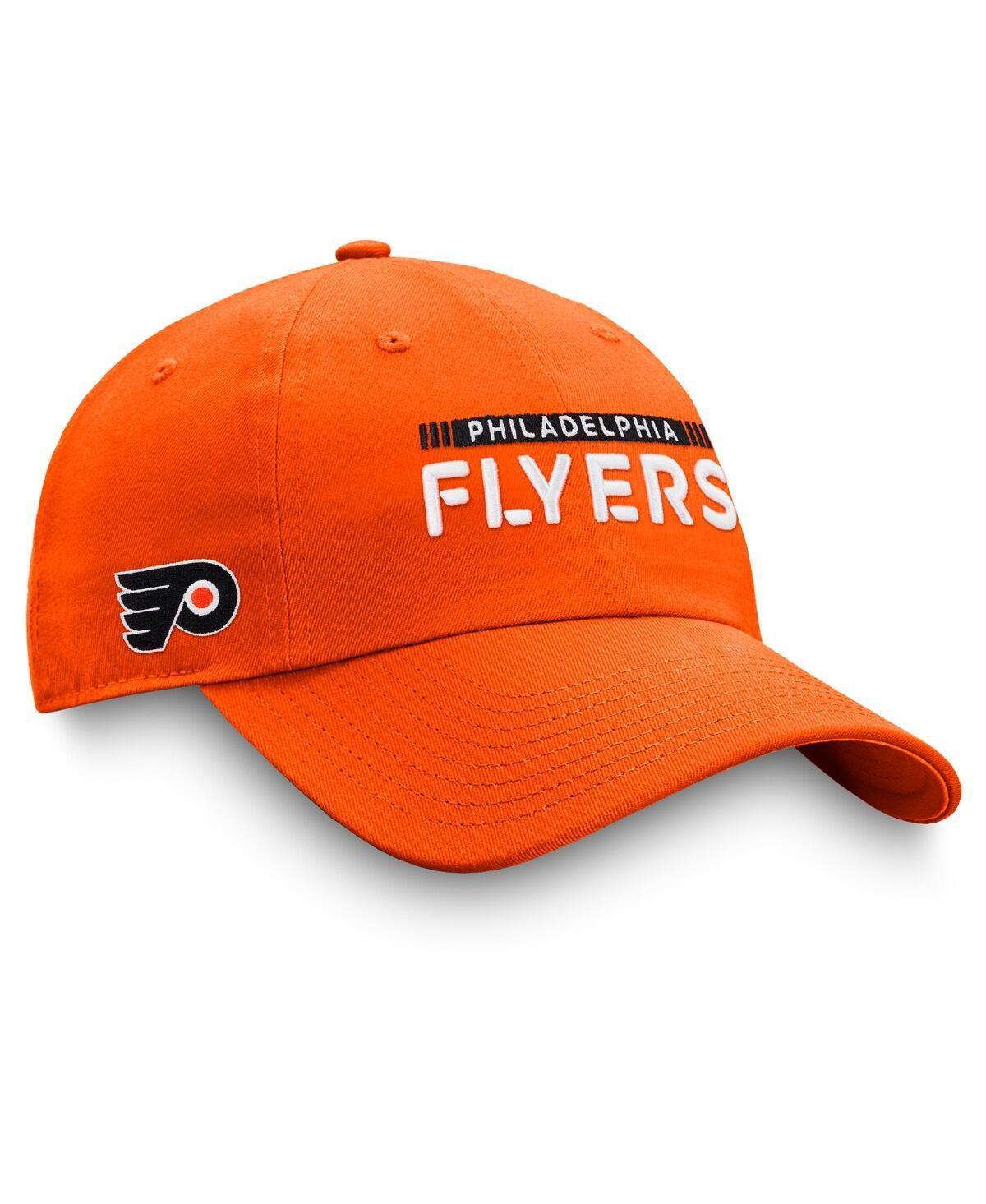 Mens Fanatics Orange Philadelphia Flyers Authentic Pro Rink Adjustable Hat Product Image