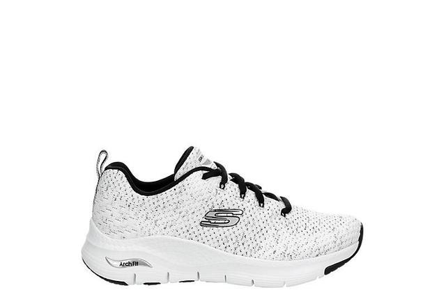 Skechers Womens Arch Fit Glee For All Running Shoe  - White Size 6.5M Product Image