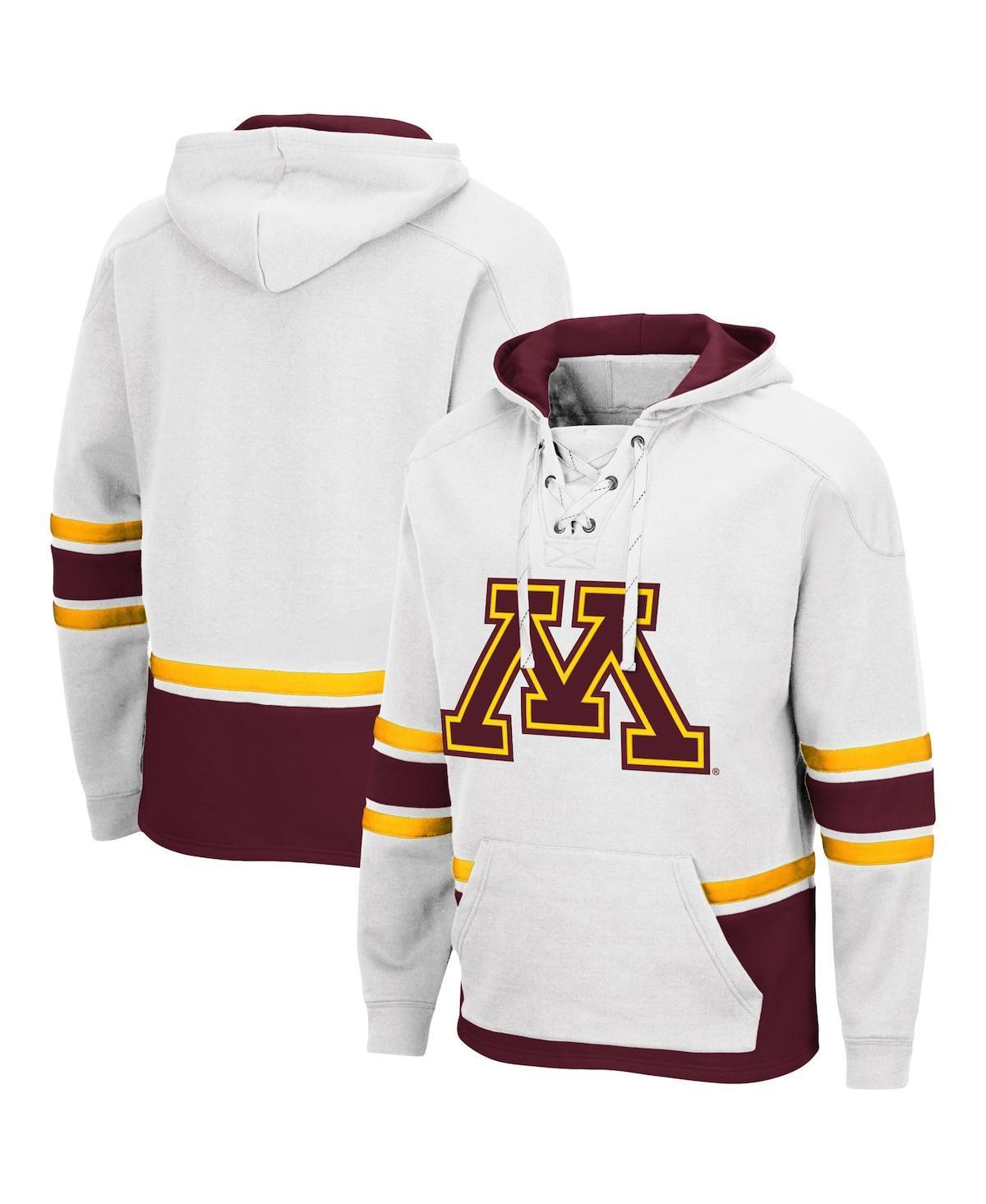 Mens Colosseum Minnesota Golden Gophers Lace Up 3.0 Pullover Hoodie Product Image