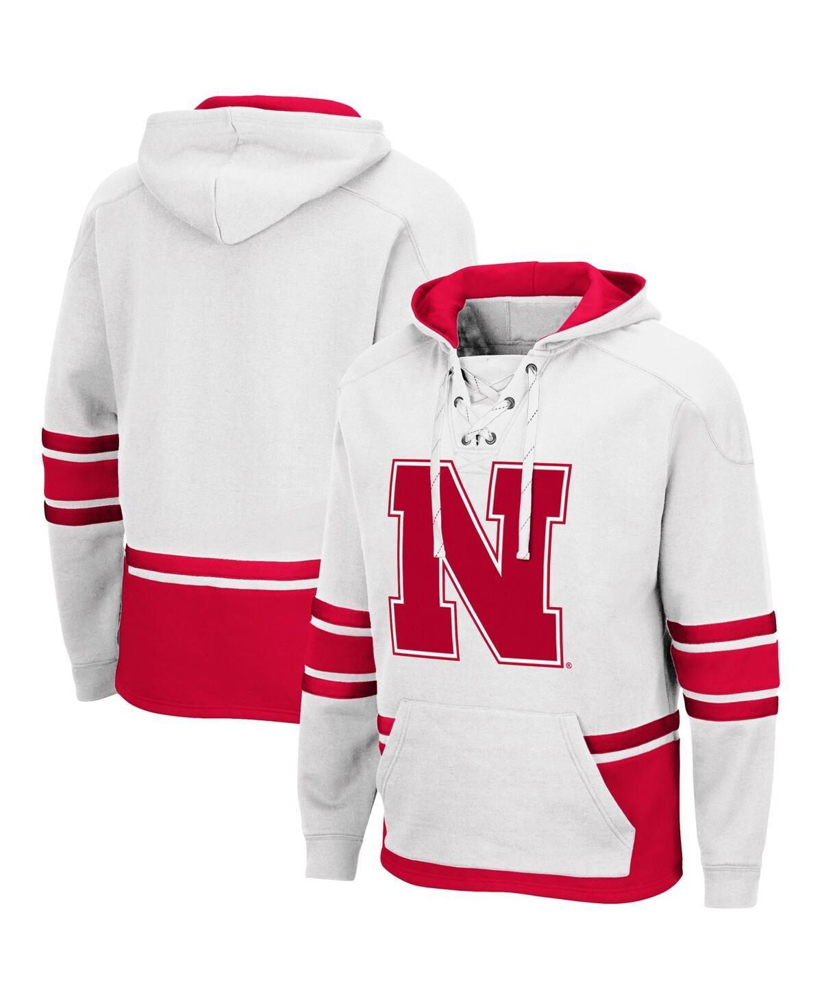 Mens Colosseum Scarlet Nebraska Huskers Lace Up 3.0 Pullover Hoodie Product Image