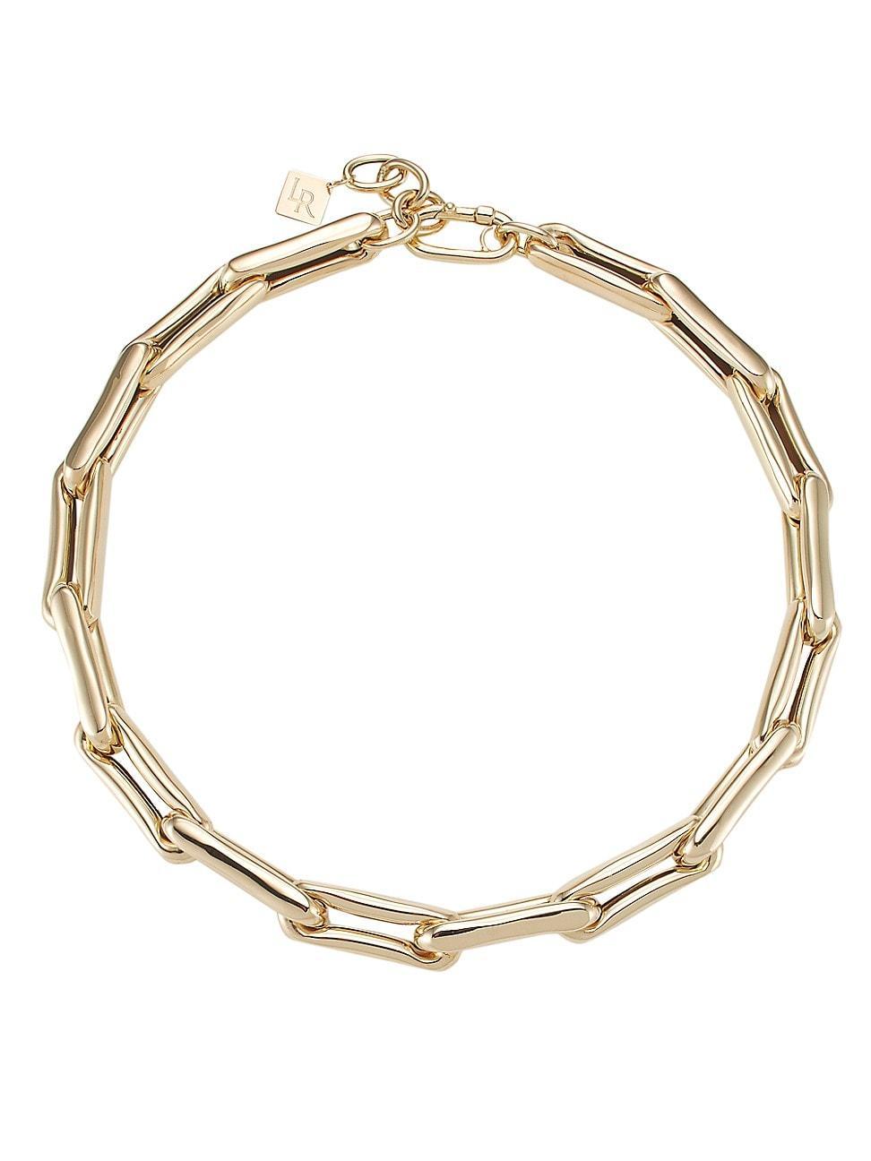 Womens 14K Yellow Gold Large Oval-Link Chain Necklace Product Image