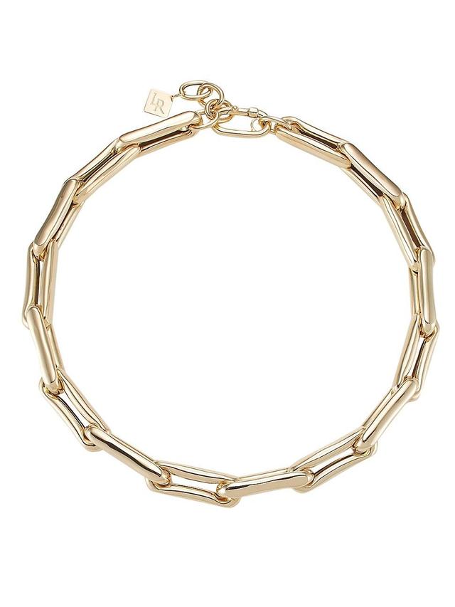 Womens 14K Yellow Gold Large Oval-Link Chain Necklace Product Image