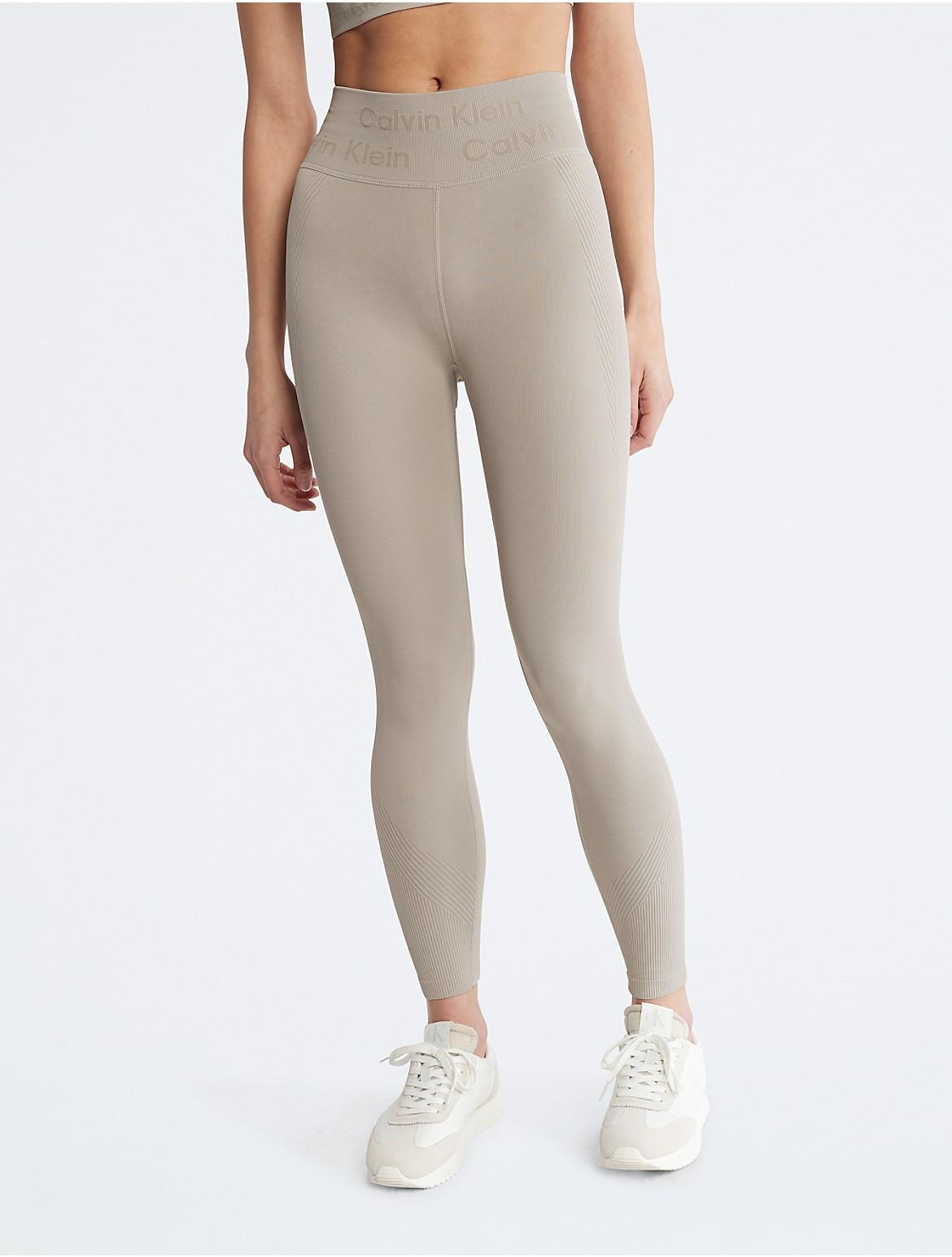 Calvin Klein Womens Performance Seamless 7/8 Leggings - Neutral - M Product Image