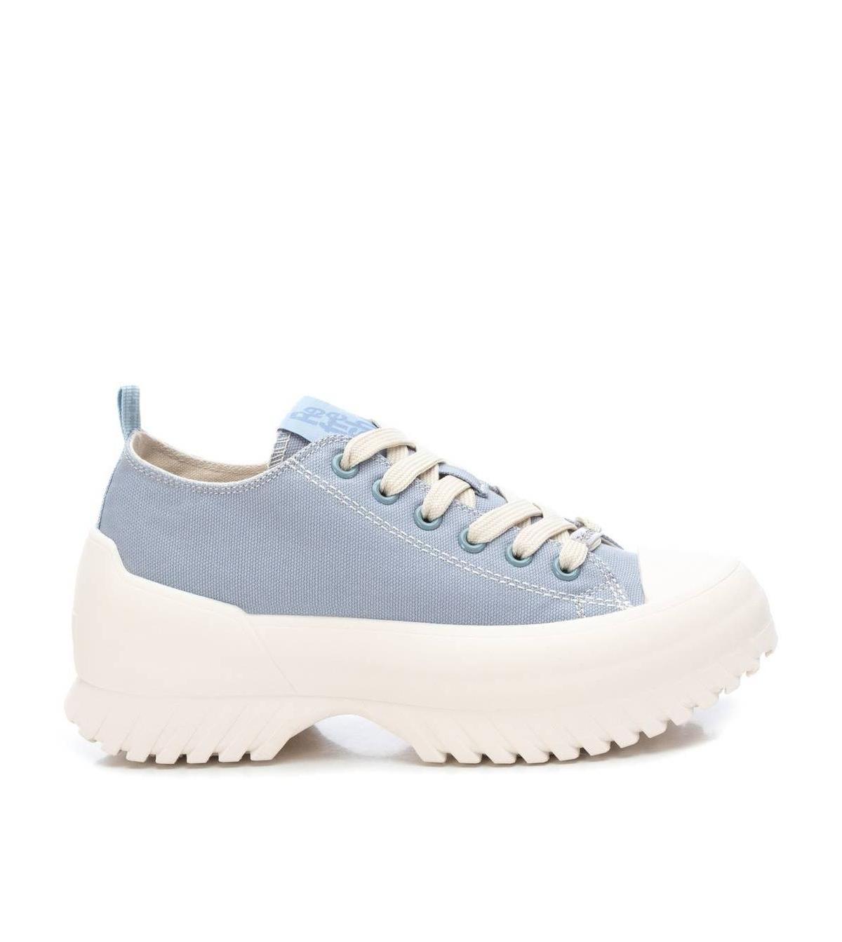 Womens Canvas Platform Sneakers By Xti Product Image