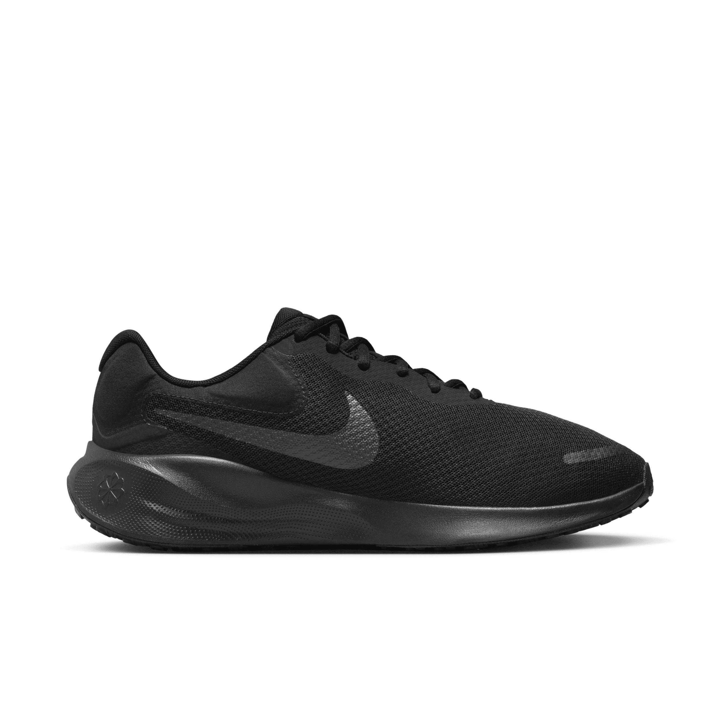 Nike Mens Revolution 7 Wide-Width Running Sneakers from Finish Line - Black Product Image