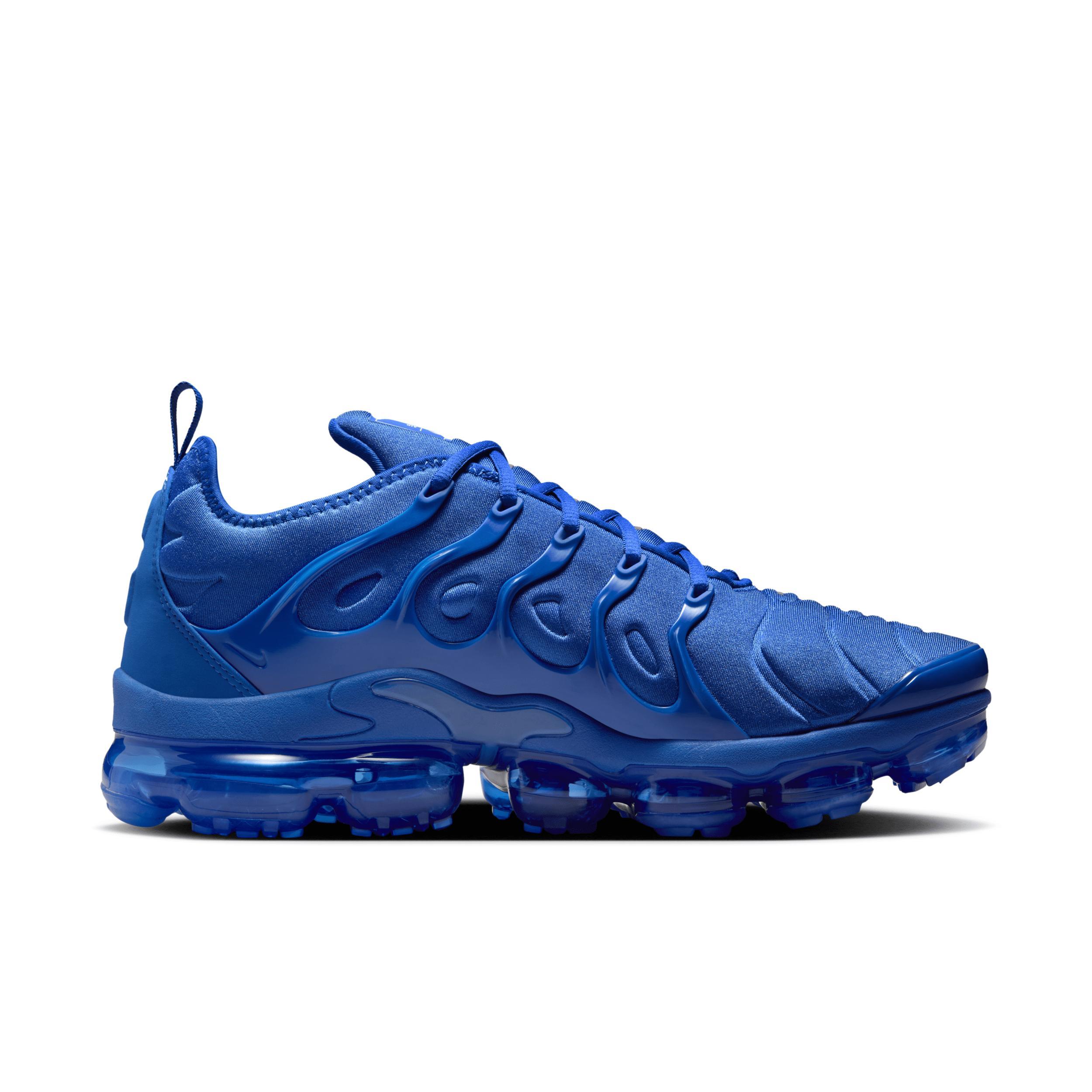 Nike Mens Nike Air VaporMax Plus VPC - Mens Basketball Shoes Game Royal/White/Metallic Silver Product Image