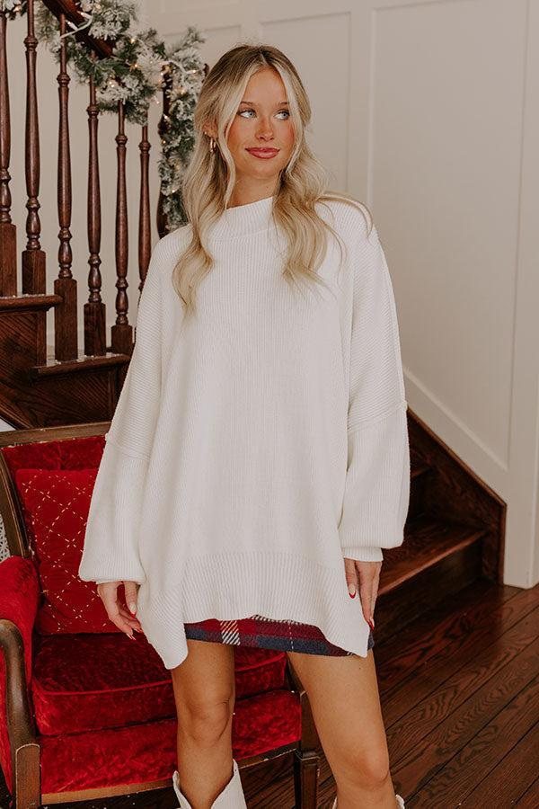 Full Of Warmth Tunic Sweater In Ivory Product Image