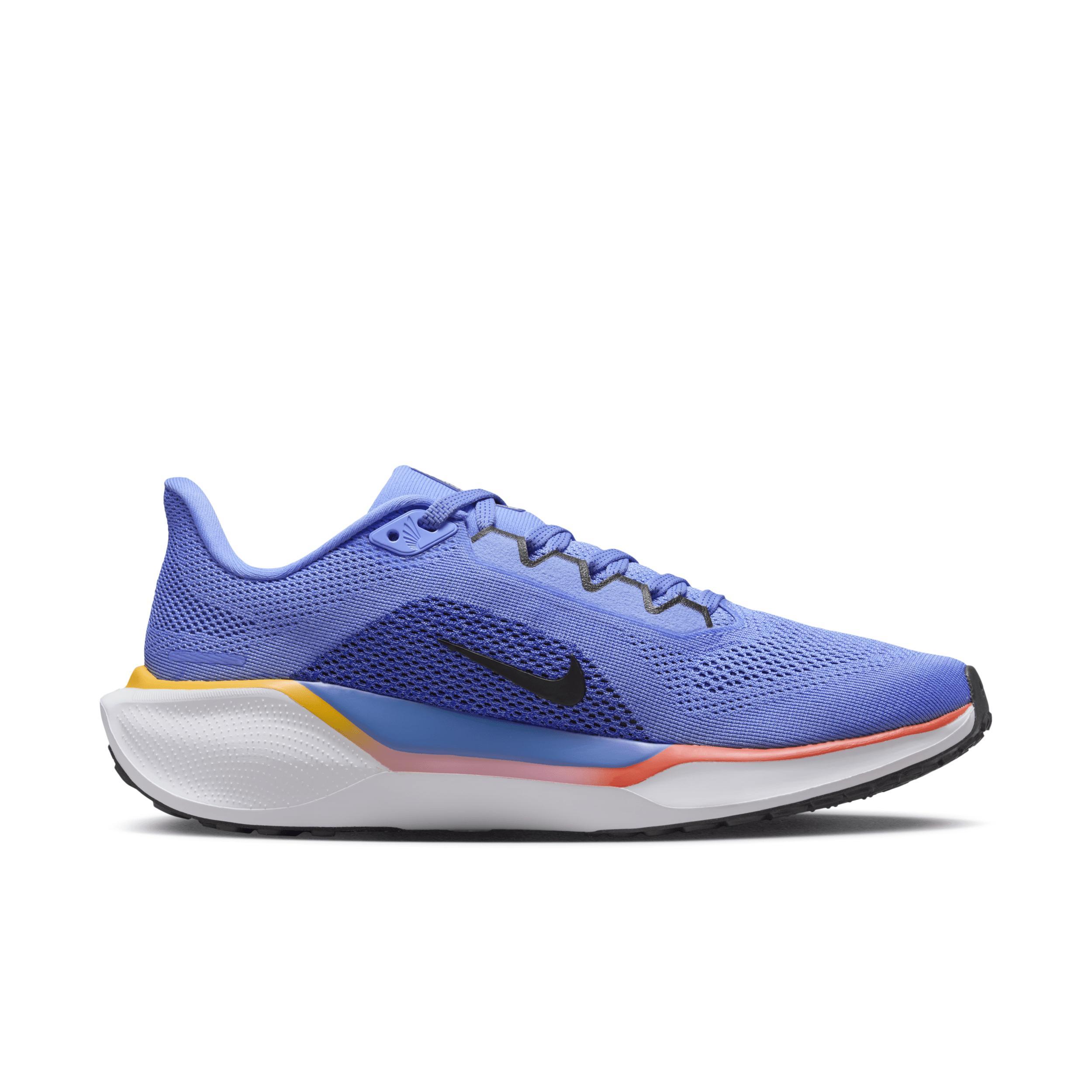 Nike Womens Nike Air Zoom Pegasus 41 - Womens Running Shoes Black/Astronomy Blue/Royal Pulse Product Image