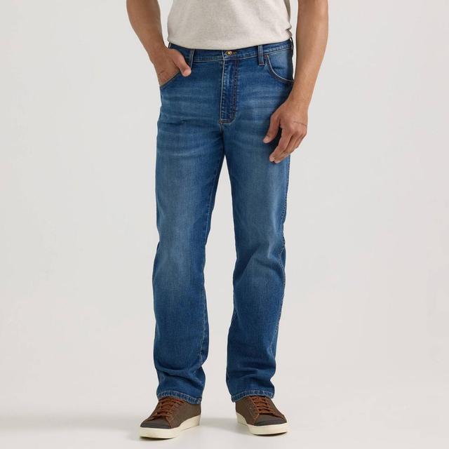 Wranglers Mens Regular Fit Straight Jeans - Indigo 32x30 Product Image