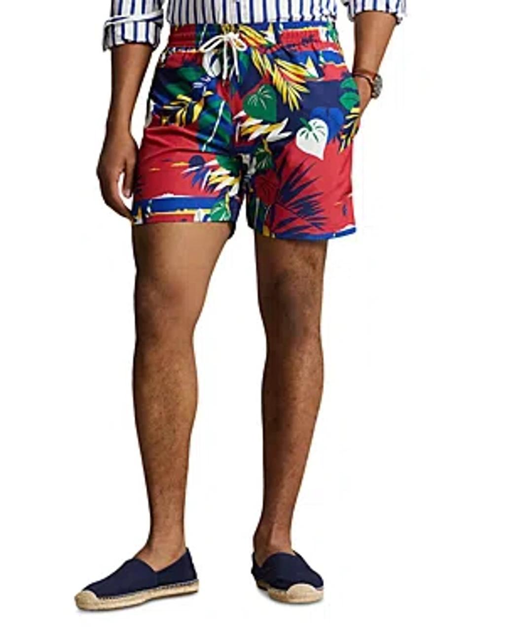 Mens Polo Ralph Lauren x Hoffman Fabrics Traveler Tropical Swim Trunks Product Image