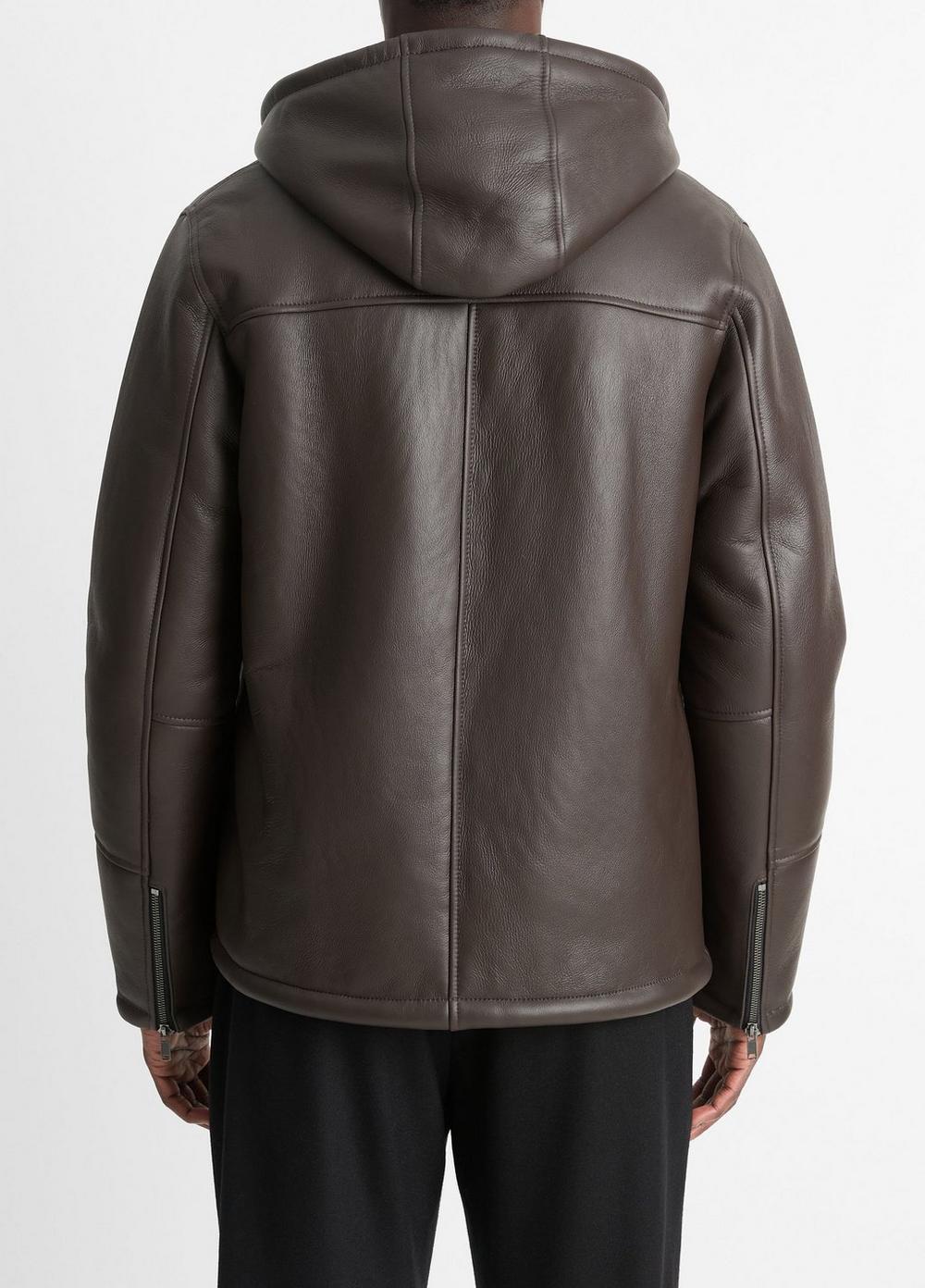 Shearling Hooded Jacket Product Image