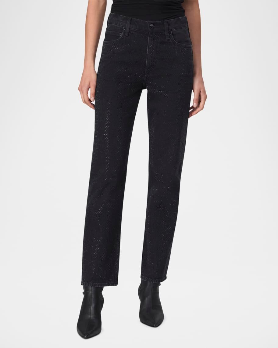 Harlow Mid-Rise Ankle Straight Jeans Product Image