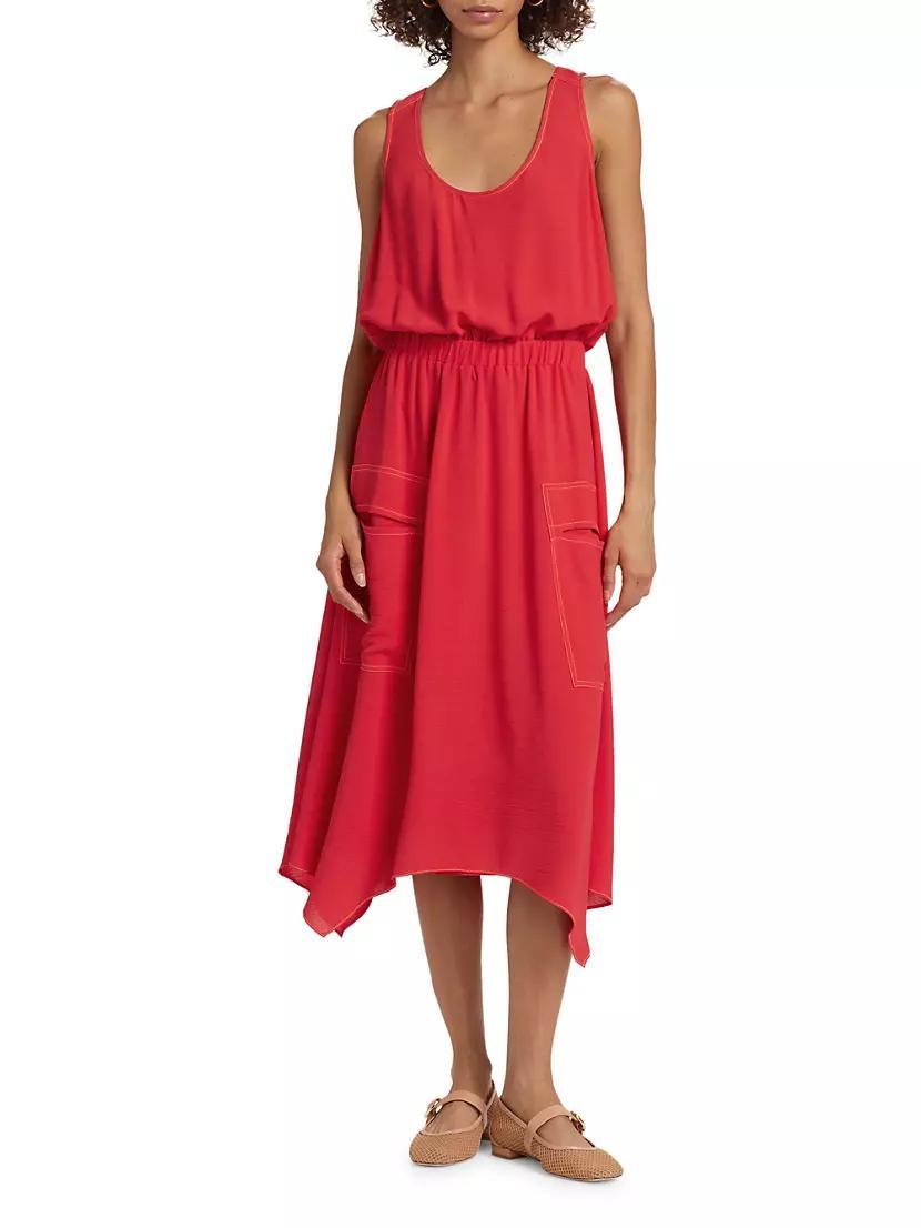 Hallie Sleeveless Midi-Dress Product Image