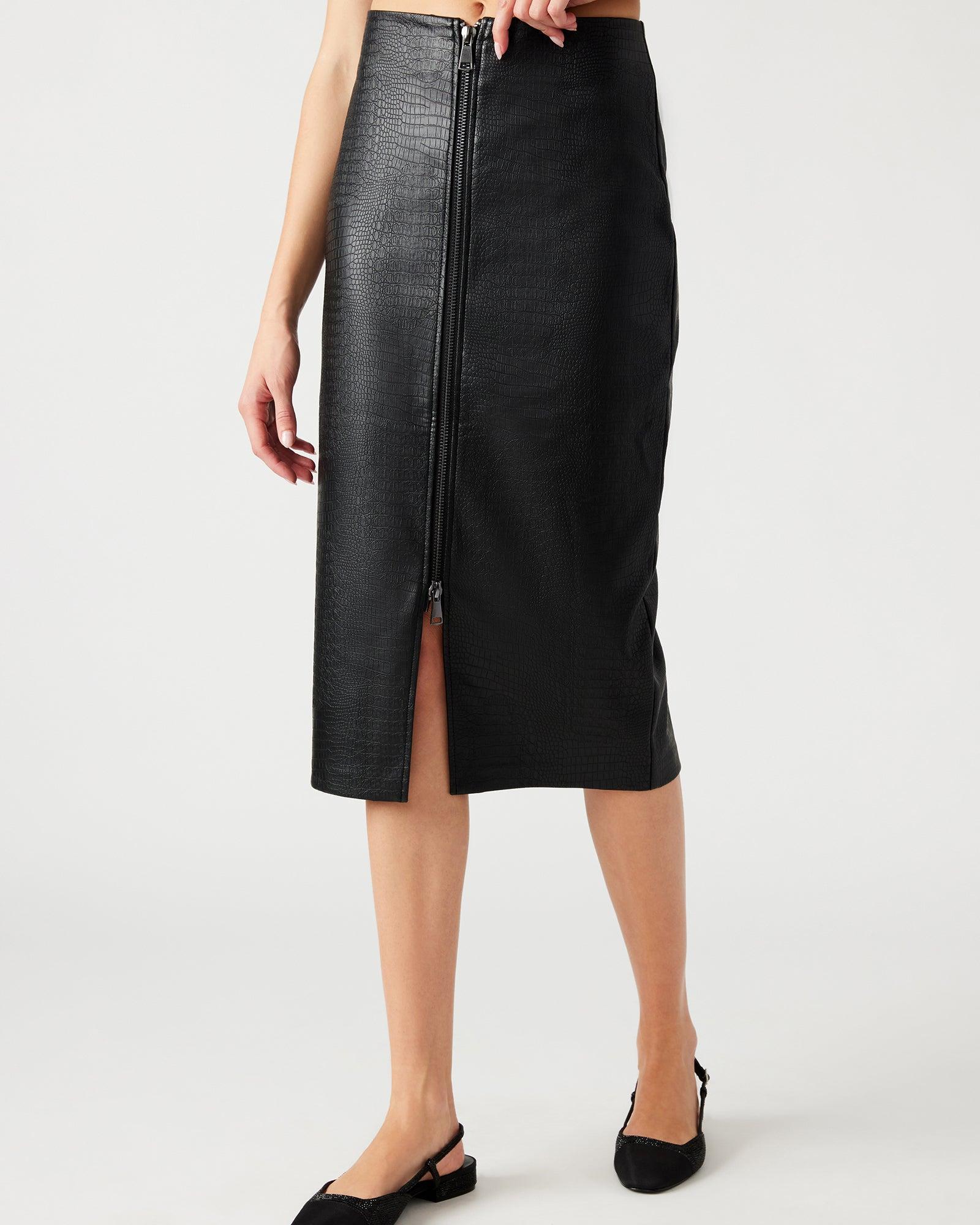 HAYES MIDI SKIRT BLACK Female Product Image