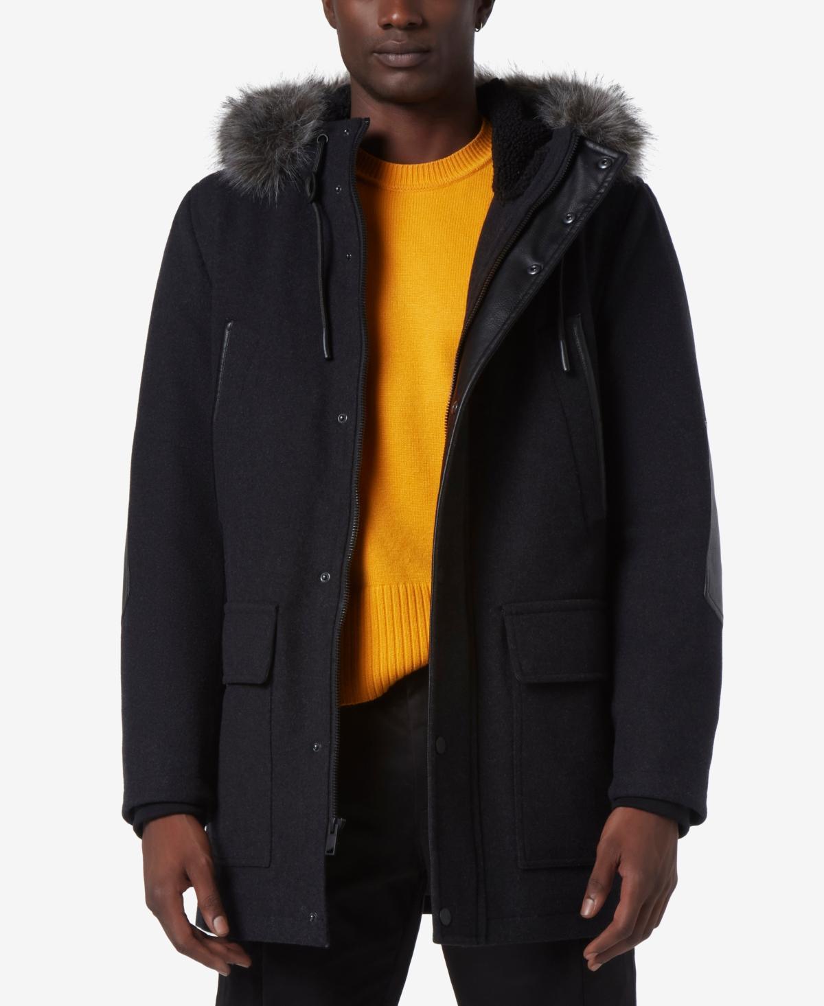 Andrew Marc Dawson Water Resistant Jacket with Faux Fur Trim Product Image