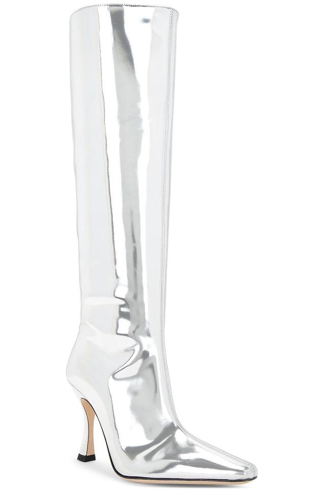 Staud Cami Boot in Metallic Silver Product Image