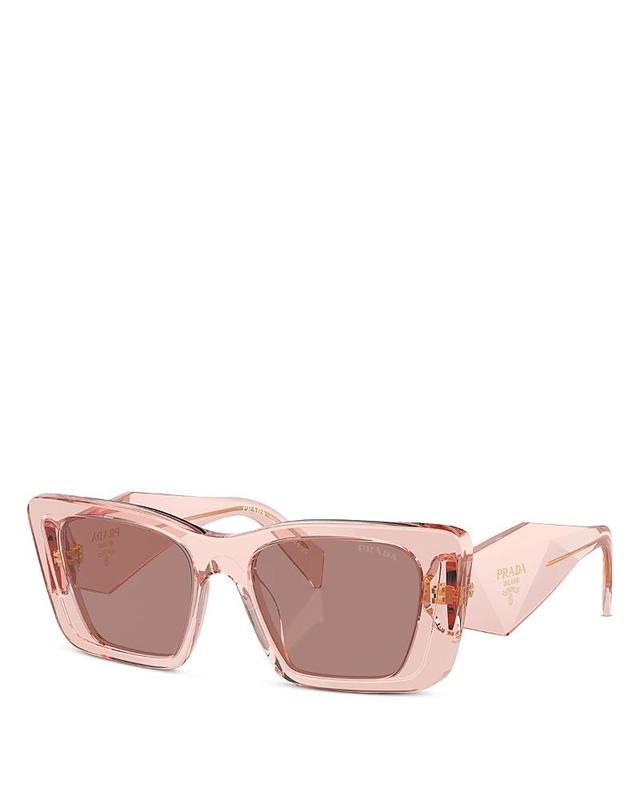 Geometric Rectangle Acetate Sunglasses Product Image