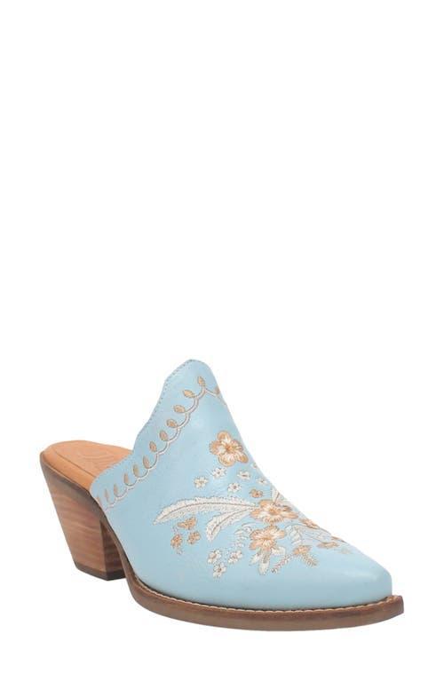 Dingo Wildflower Leather Floral Embroidered Western Mules Product Image