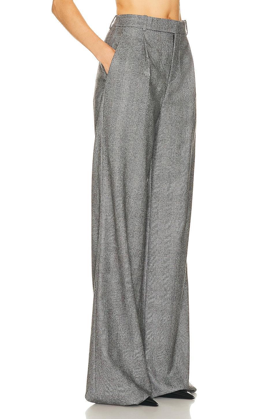 Saint Laurent Wide Leg Pant in Grey Product Image