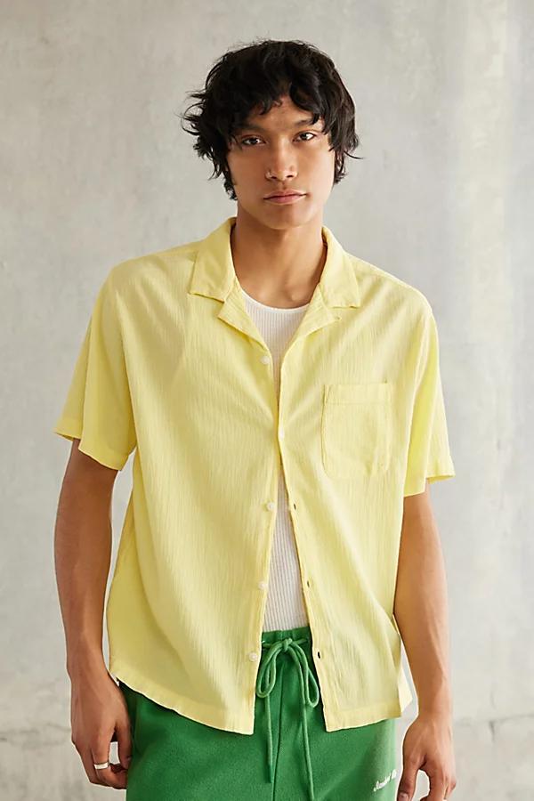 Standard Cloth Liam Crinkle Shirt Top Mens at Urban Outfitters Product Image