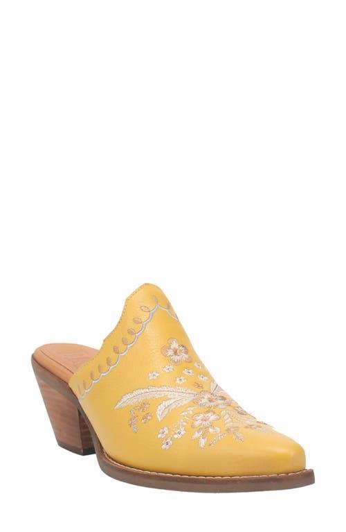 Dingo Wildflower Leather Floral Embroidered Western Mules Product Image